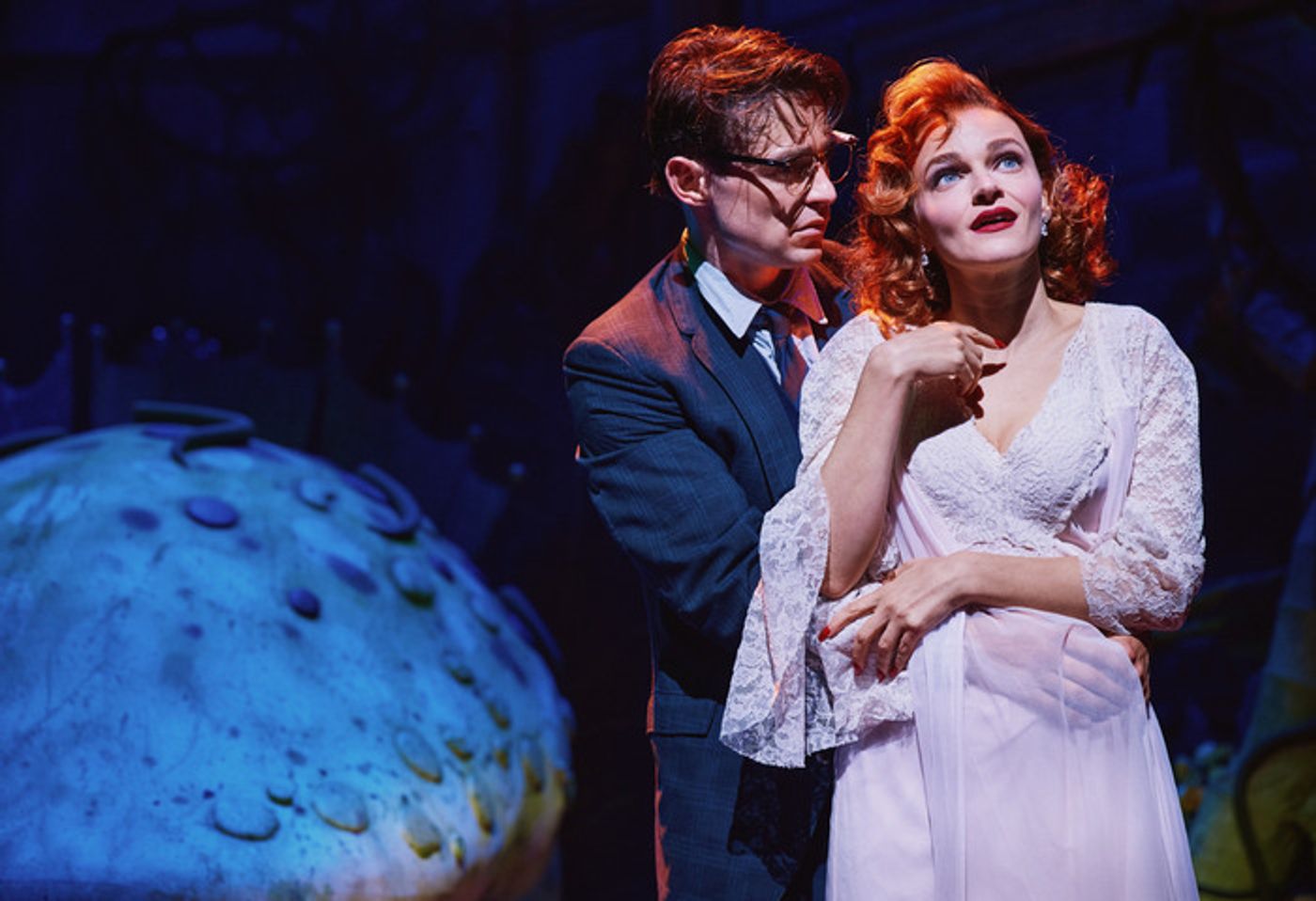 Photos: Madeline Brewer and Thomas Doherty in LITTLE SHOP OF HORRORS  Image