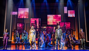 Lucie Jones, David Hunter and the full Company Photo