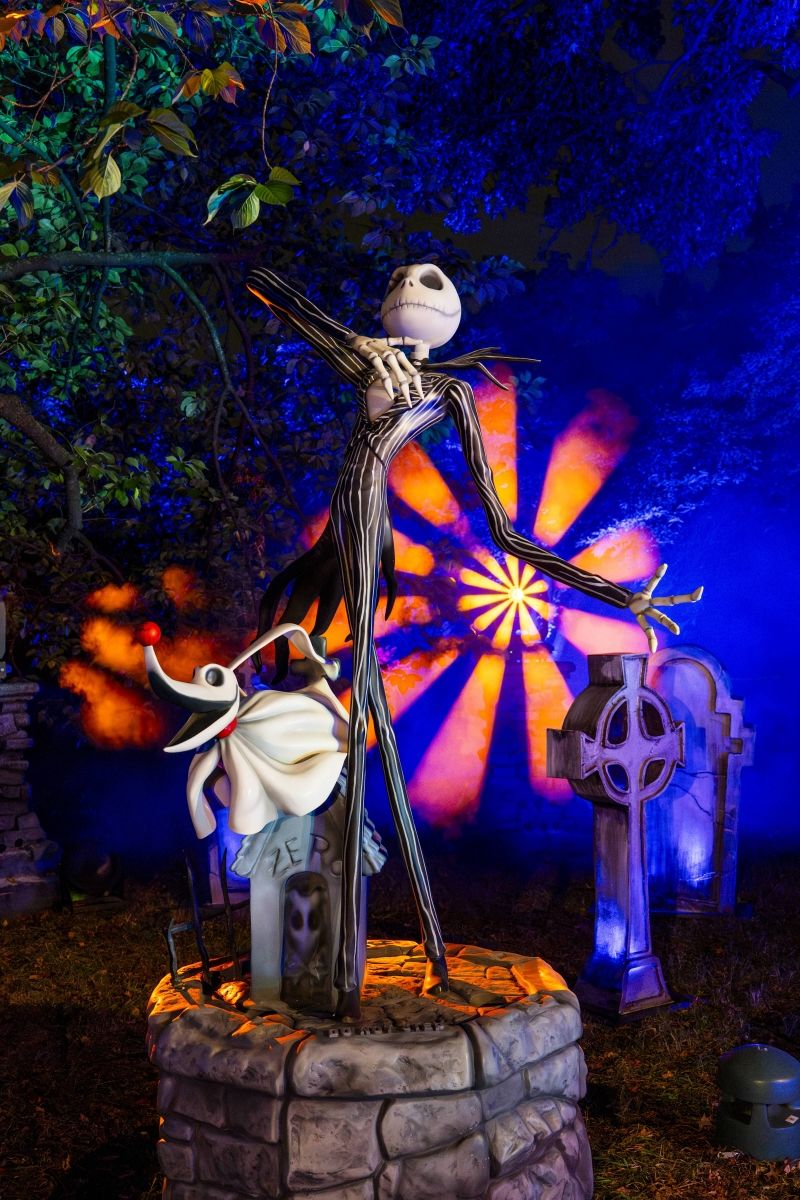 Video/Photos: THE NIGHTMARE BEFORE CHRISTMAS Light Trail Opens at the New York Botanical Garden  Image