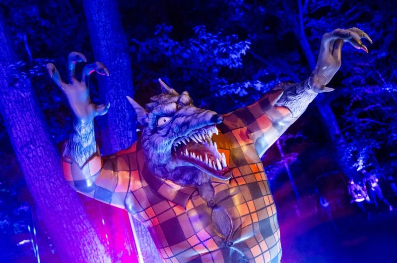 Video/Photos: THE NIGHTMARE BEFORE CHRISTMAS Light Trail Opens at the New York Botanical Garden  Image