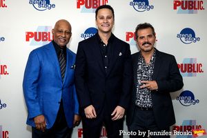 Ruben Santiago-Hudson, Trey Santiago-Hudson, John Leguizamo Photo