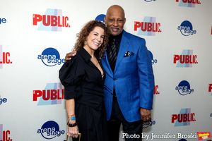Lorna Ventura, Ruben Santiago-Hudson Photo