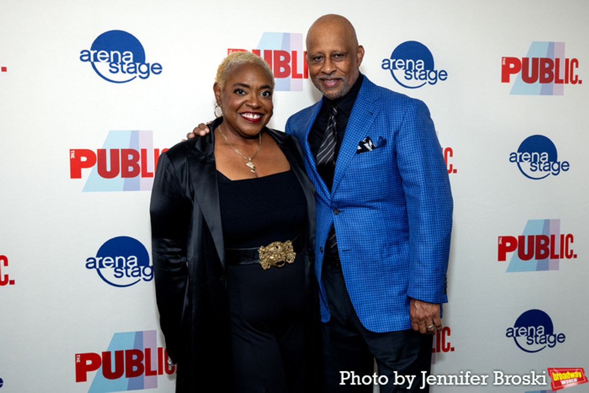 Ann C. James, Ruben Santiago-Hudson at 