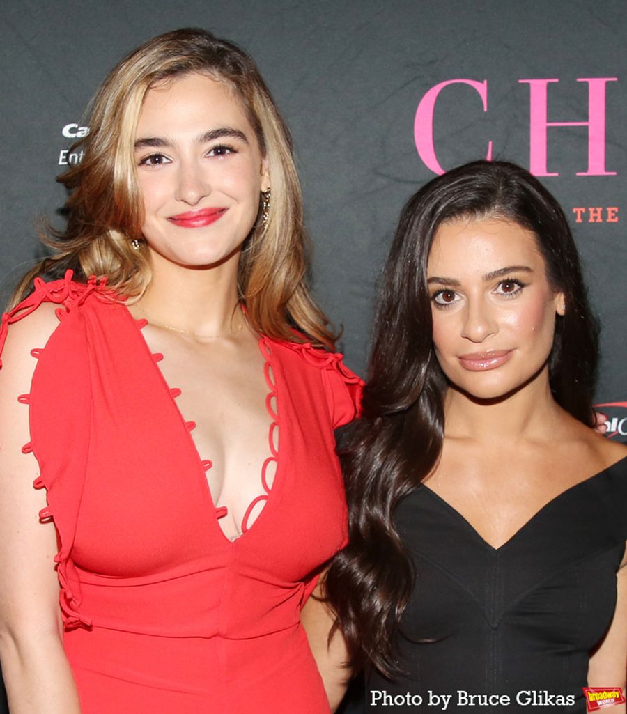 Photos: CHESS Stars Lea Michele, Aaron Tveit, and Nicholas Christopher Meet the Press Image