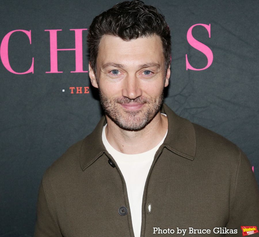 Photos: CHESS Stars Lea Michele, Aaron Tveit, and Nicholas Christopher Meet the Press Image