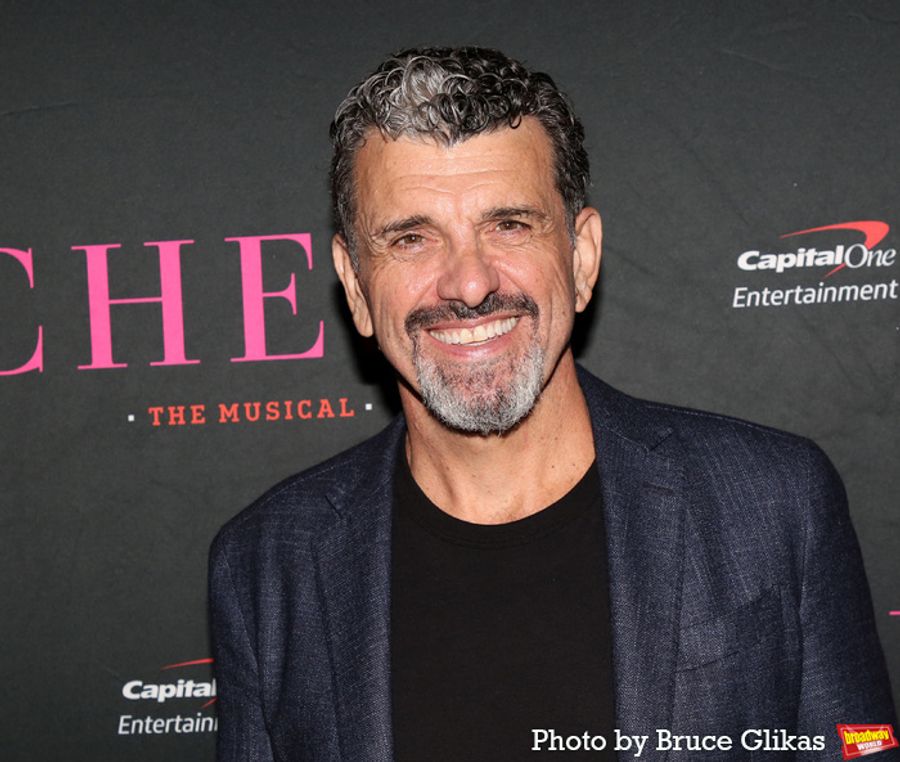 Photos: CHESS Stars Lea Michele, Aaron Tveit, and Nicholas Christopher Meet the Press Image