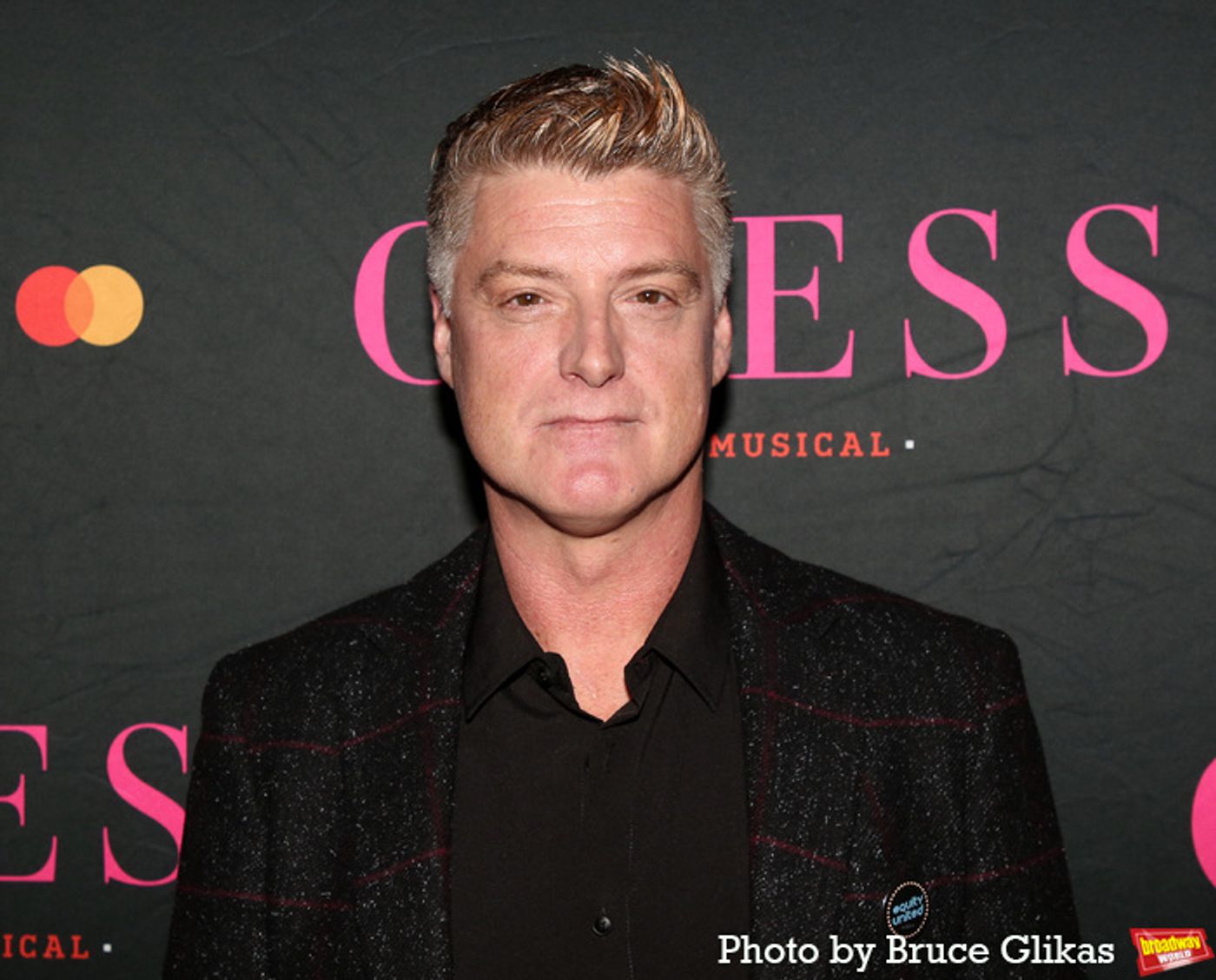 Photos: CHESS Stars Lea Michele, Aaron Tveit, and Nicholas Christopher Meet the Press  Image