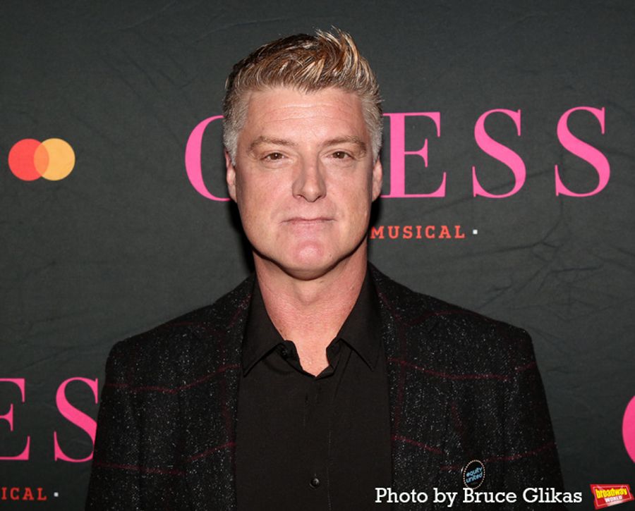 Photos: CHESS Stars Lea Michele, Aaron Tveit, and Nicholas Christopher Meet the Press Image