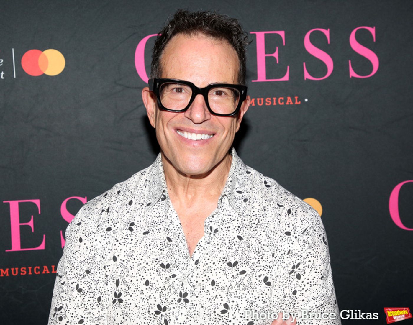 Photos: CHESS Stars Lea Michele, Aaron Tveit, and Nicholas Christopher Meet the Press  Image