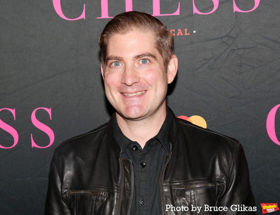 Photos: CHESS Stars Lea Michele, Aaron Tveit, and Nicholas Christopher Meet the Press Image