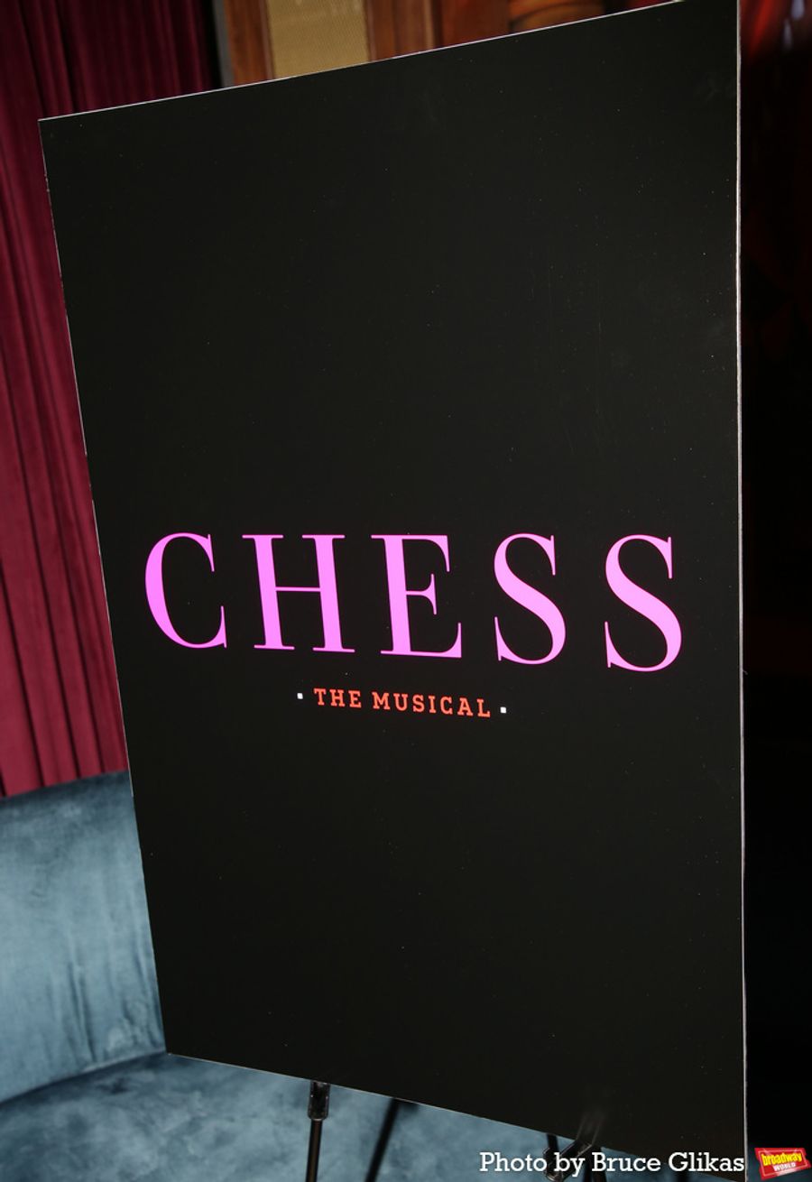 Photos: CHESS Stars Lea Michele, Aaron Tveit, and Nicholas Christopher Meet the Press  Image