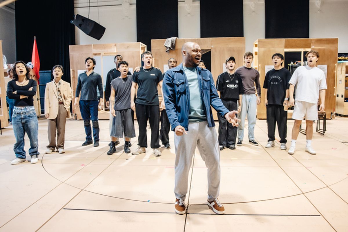 Dom Hartley-Harris and the company  at 