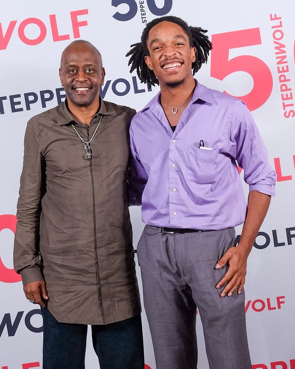 Director/ensemble member K. Todd Freeman and Assistant Director Makari Robinson-McNee Photo