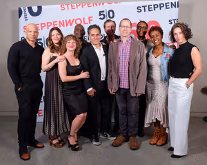 Steppenwolf ensemble members Glenn Davis, Kate Arrington, Caroline Neff, K. Todd Free Photo