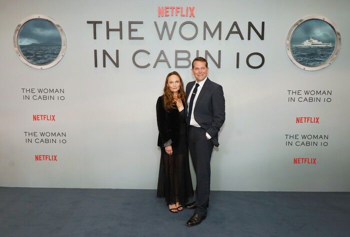 Photos: Hannah Waddingham, Simon Stone & More Attend THE WOMAN IN CABIN 10 Premiere  Image