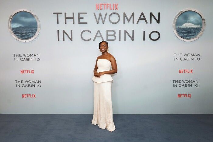 Photos: Hannah Waddingham, Simon Stone & More Attend THE WOMAN IN CABIN 10 Premiere  Image