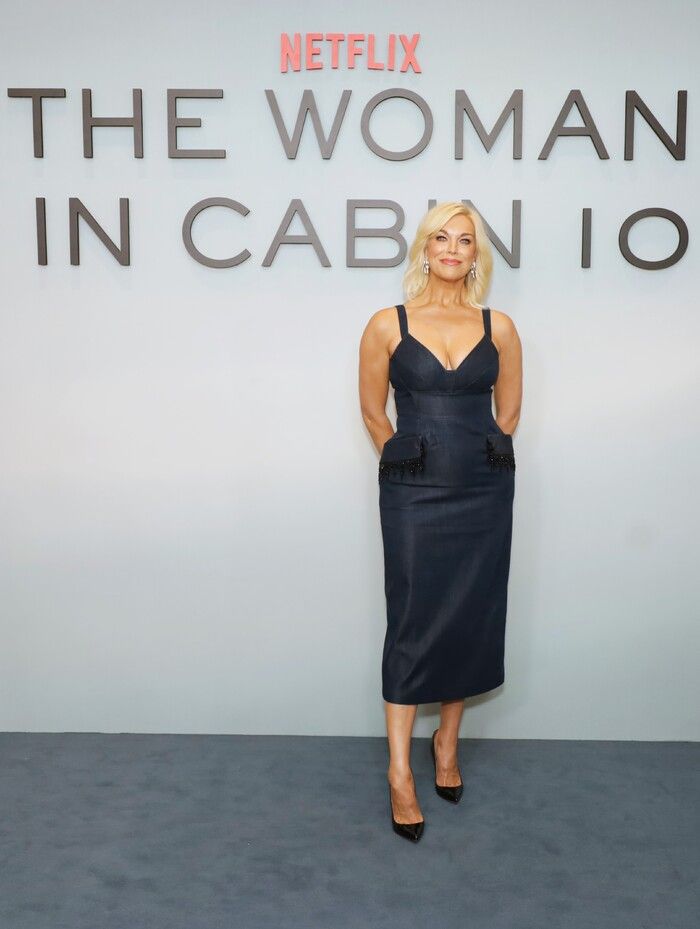 Photos: Hannah Waddingham, Simon Stone & More Attend THE WOMAN IN CABIN 10 Premiere  Image