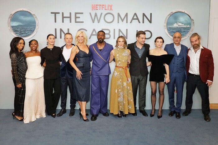 Photos: Hannah Waddingham, Simon Stone & More Attend THE WOMAN IN CABIN 10 Premiere  Image