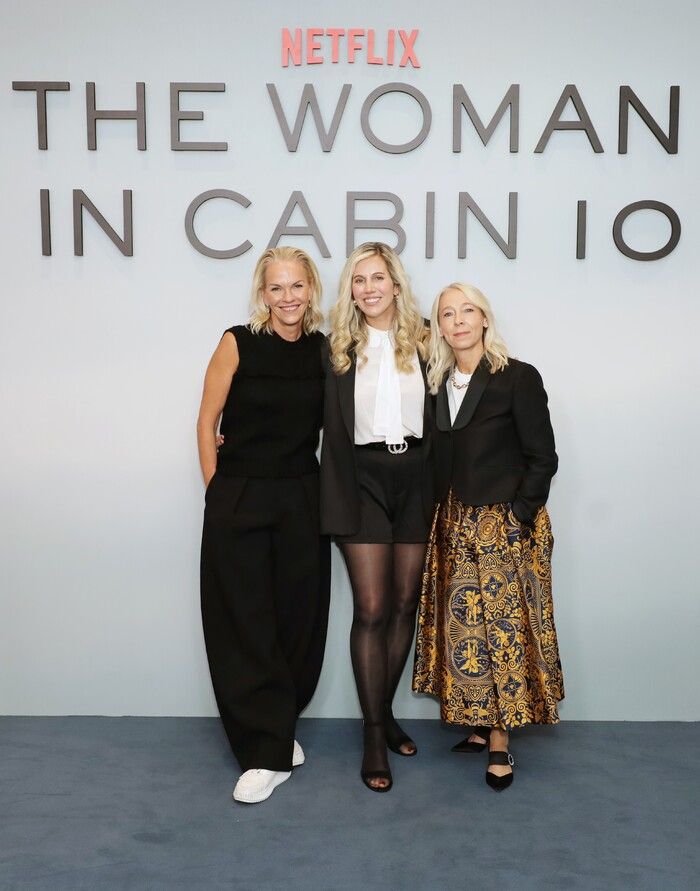 Photos: Hannah Waddingham, Simon Stone & More Attend THE WOMAN IN CABIN 10 Premiere  Image