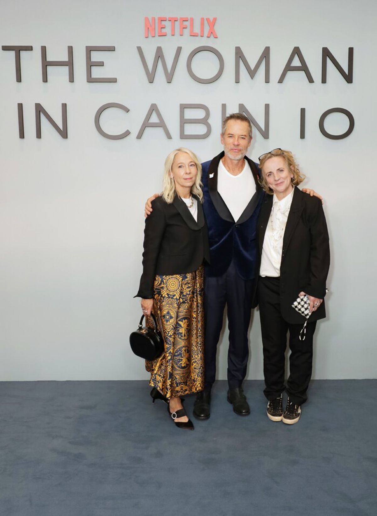 Jane Featherstone, Guy Pearce and Debra Hayward  at 