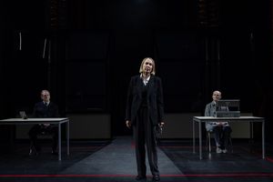 Scott Shepherd, Elizabeth Marvel, and Henry Stram Photo