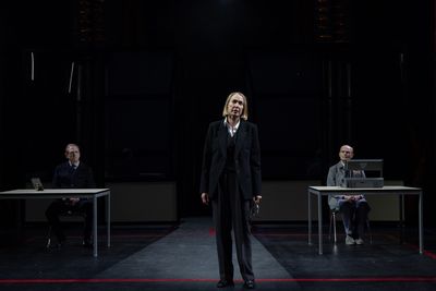Scott Shepherd, Elizabeth Marvel, and Henry Stram Photo