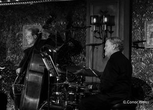 Martin Wind on bass and Tim Horner on drums. Photo credit: Conor Weiss Photo