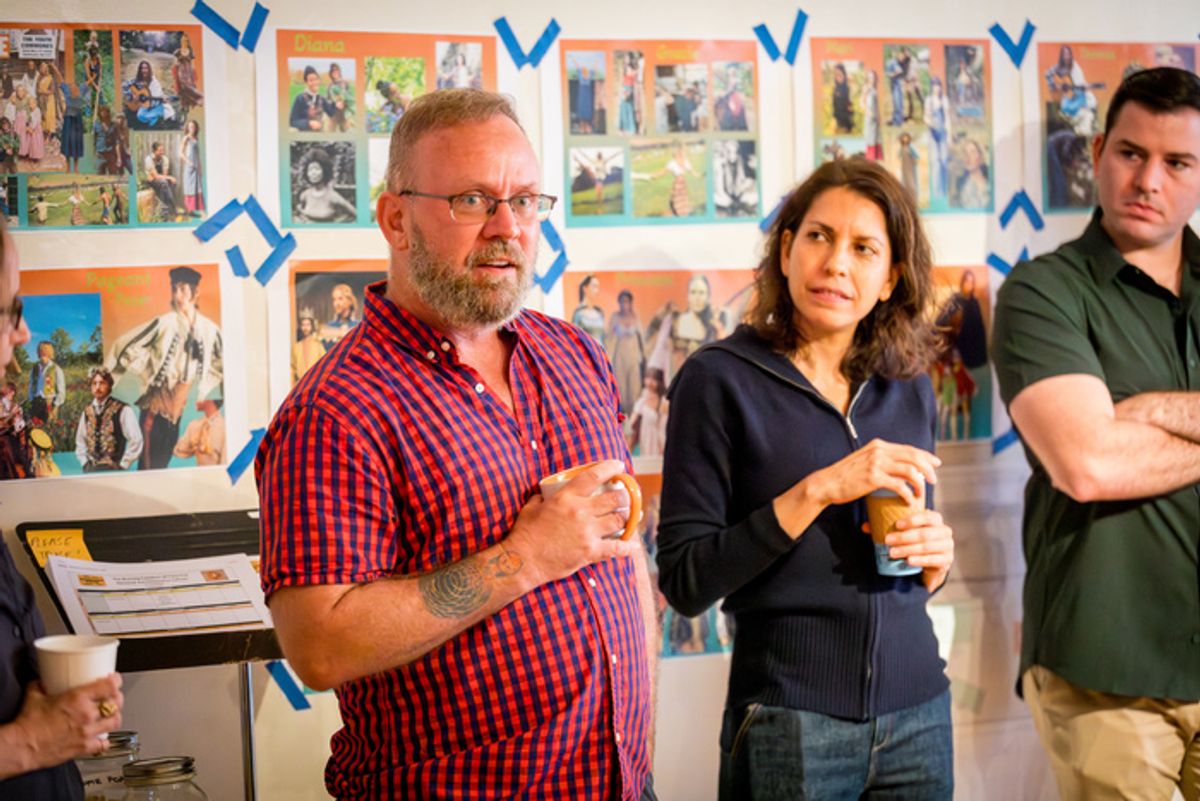 Steve Cosson, Sarah Stern, Moogie Brooks at 