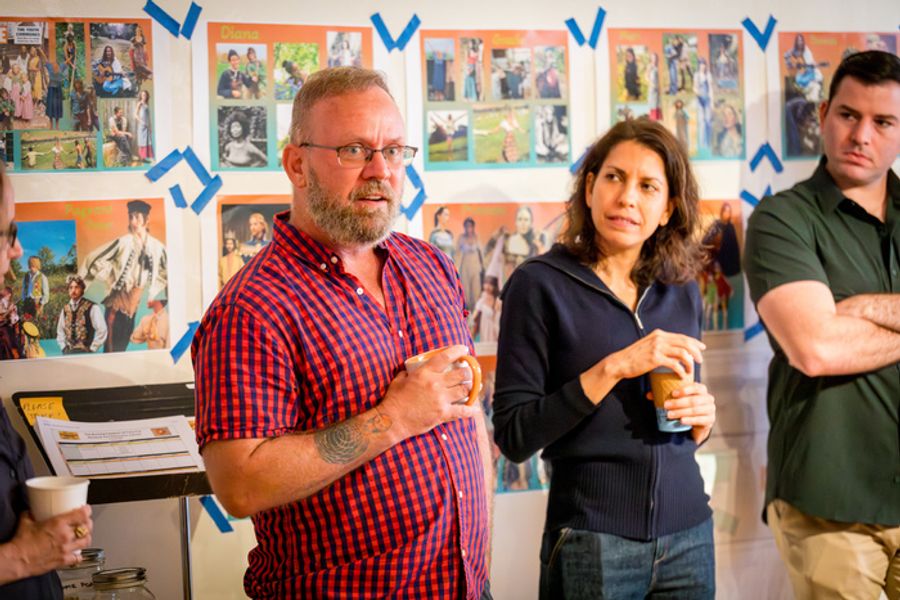 Photos: THE BURNING CAULDRON OF FIERY FIRE World Premiere in Rehearsal  Image