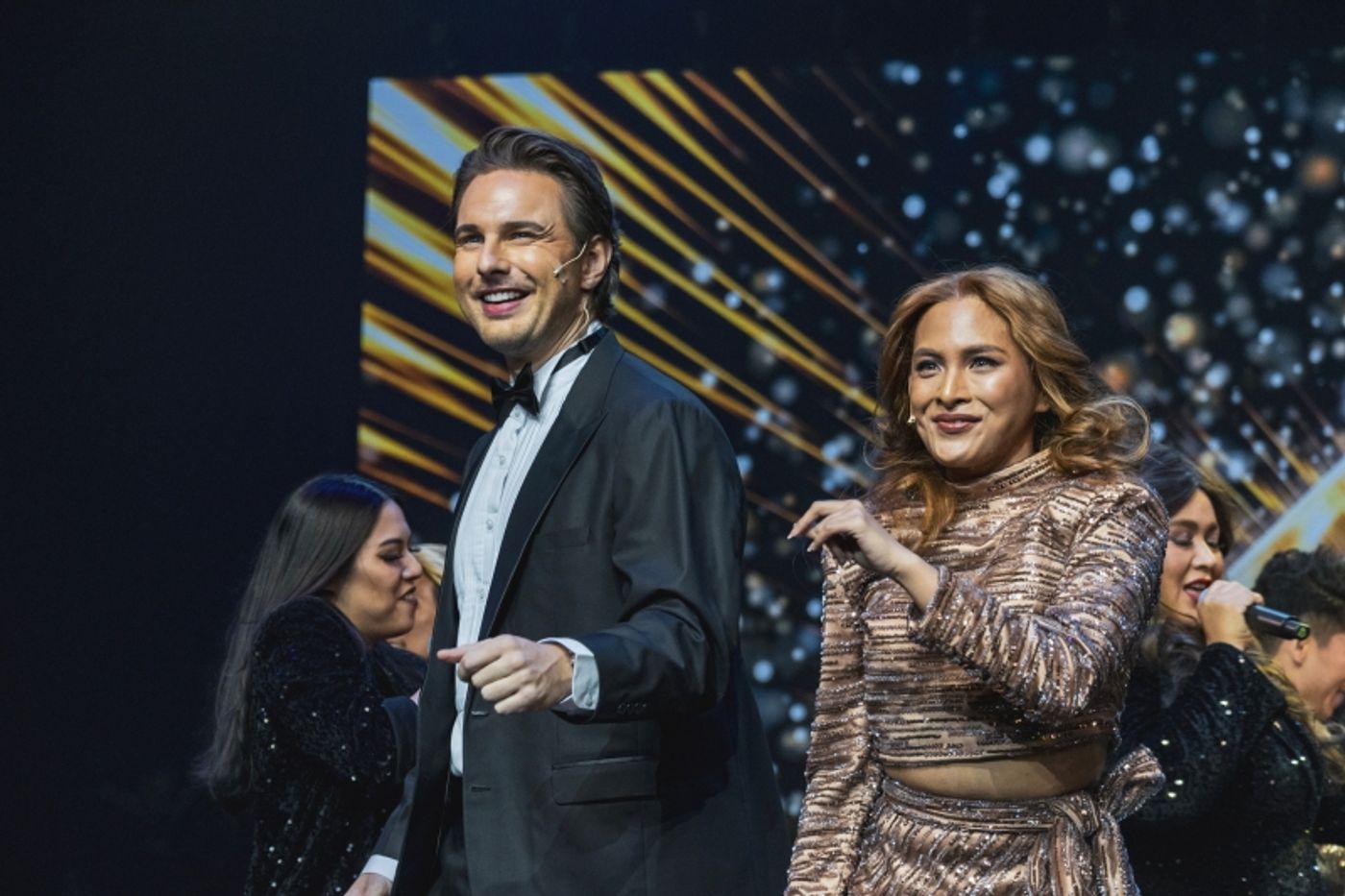 FIRST LOOK: West End Stars Christine Allado and Matt Blaker in THE BODYGUARD  Image