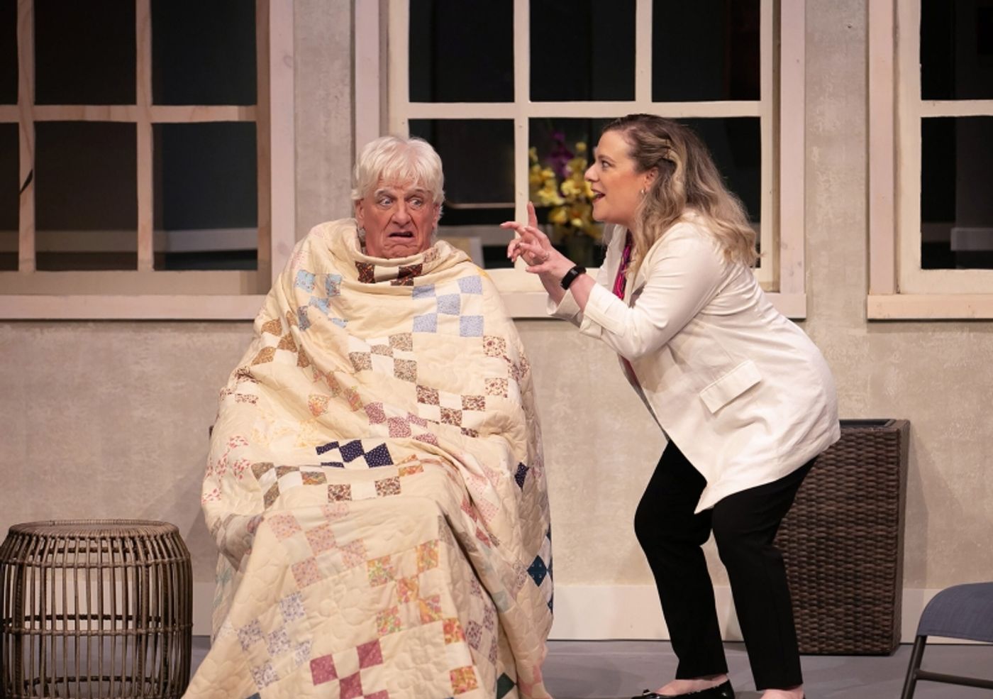 Cast of OLT's Jonas and Barry in the Home. Photo by Maria Vartanova. ​