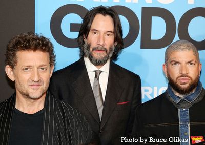 Alex Winter, Keanu Reeves and Director Jamie Lloyd  Photo