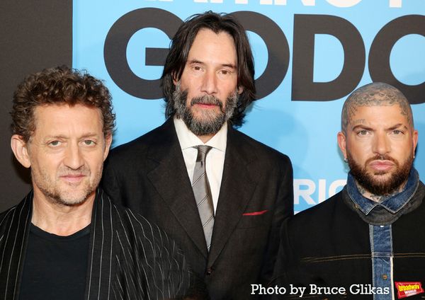 Alex Winter, Keanu Reeves and Director Jamie Lloyd  Photo