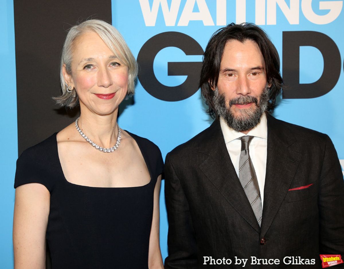 Alexandra Grant and Keanu Reeves at 