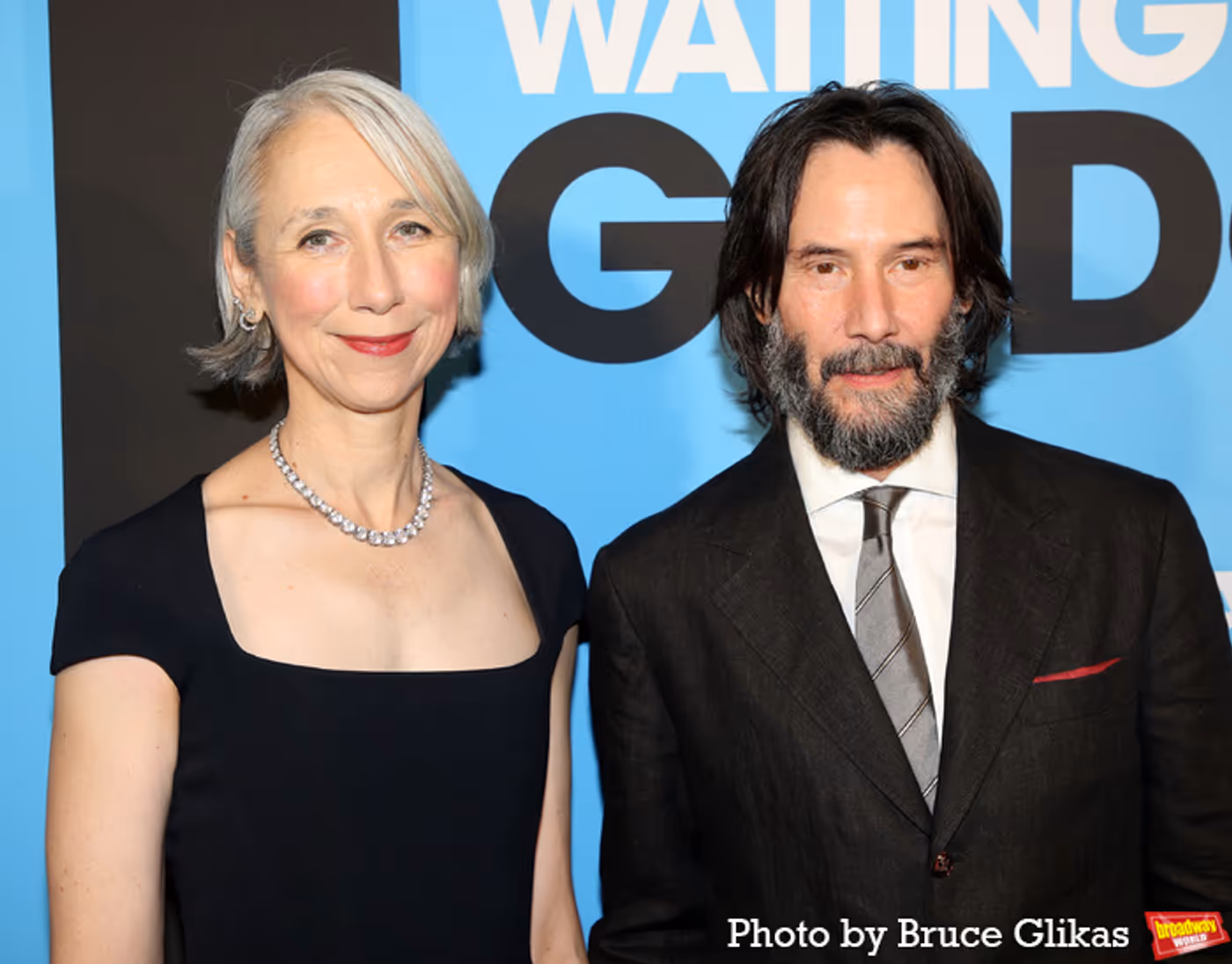 Photos: Keanu Reeves, Alex Winter, and More Celebrate WAITING FOR GODOT Opening Night  Image