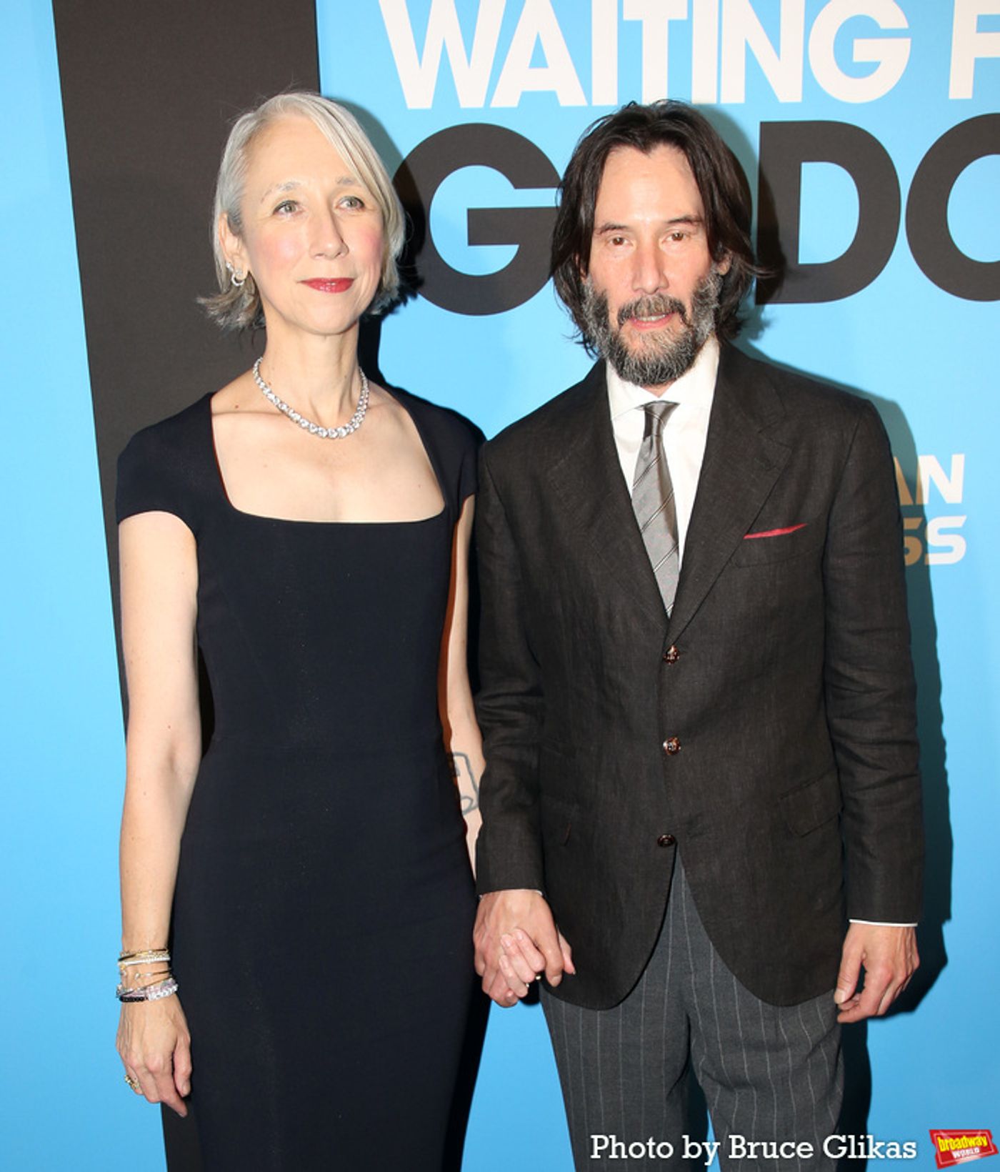 Photos: Keanu Reeves, Alex Winter, and More Celebrate WAITING FOR GODOT Opening Night  Image