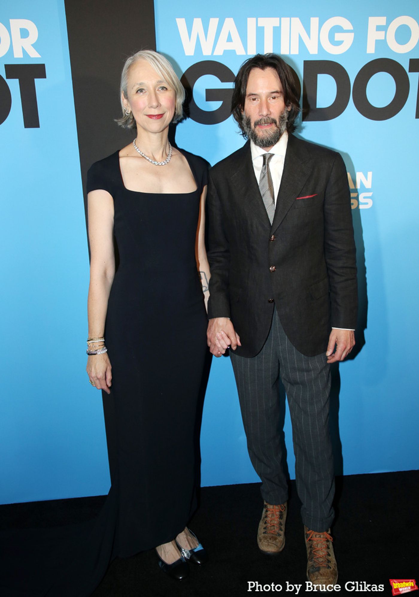 Photos: Keanu Reeves, Alex Winter, and More Celebrate WAITING FOR GODOT Opening Night  Image