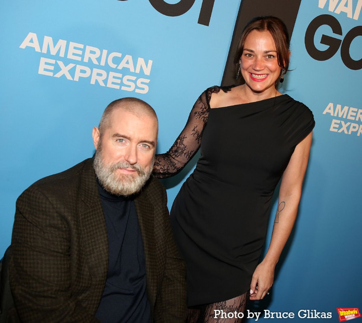 Michael Patrick Thornton and wife Lindsey Barlag Thornton at 