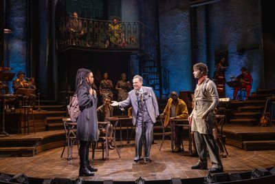 Morgan Dudley, Kurt Elling and the cast  Photo