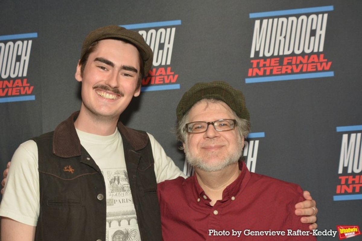 Callan Reimann (Assistant to the Director) and Andy Evan Cohen (Projection/Video Design) at 