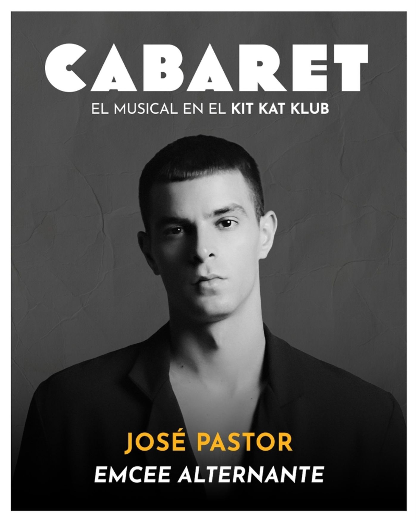 José Pastor se une a CABARET como Emcee Alternante  Image