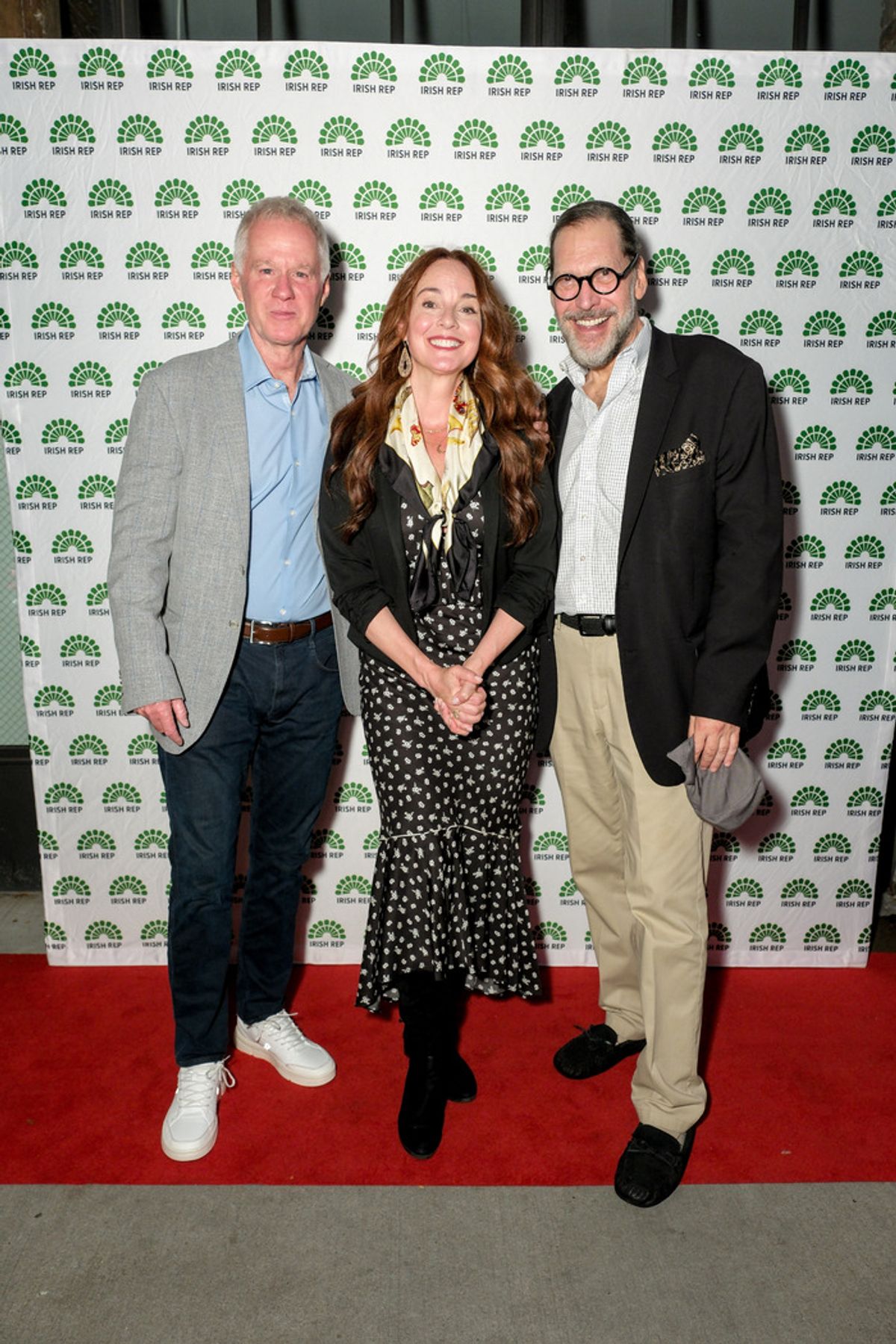 Patrick McEnroe, Melissa Errico, and David Staller  at 