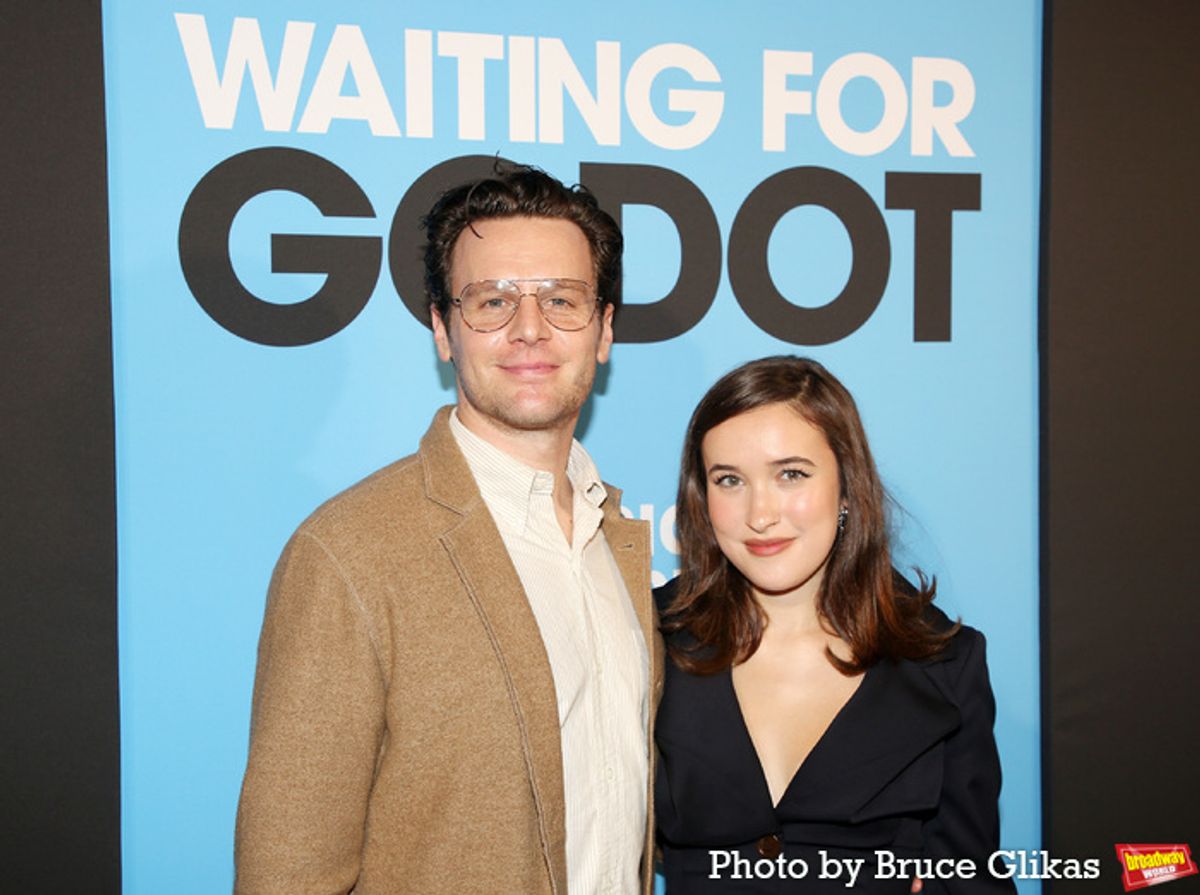 Jonathan Groff and Gracie Lawrence at 