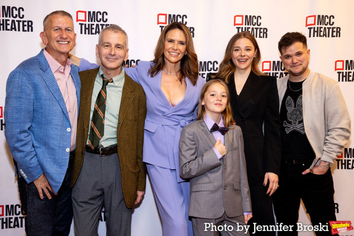 Tom Kirdahy, David Cromer, Amy Landecker, River Lipe-Smith, Chloe Grace Moretz, Preston Max Allen at 