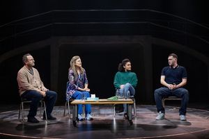 Sam Robards, Victoria Clark, Camilla Canó-Flaviá and Will Harrison  Photo