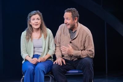 Victoria Clark and Sam Robards  Photo