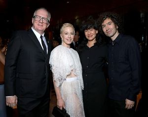 Tracy Letts, Carrie Coon, guest and Azazel Jacobs  Photo