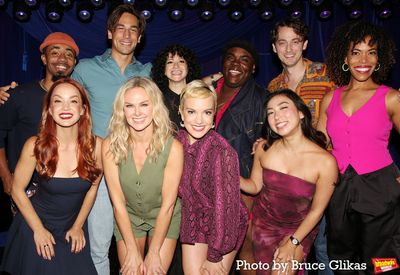 The cast of "Romy & Michele: The New Musical" including DeMarius R. Copes, Pascal Pas Photo