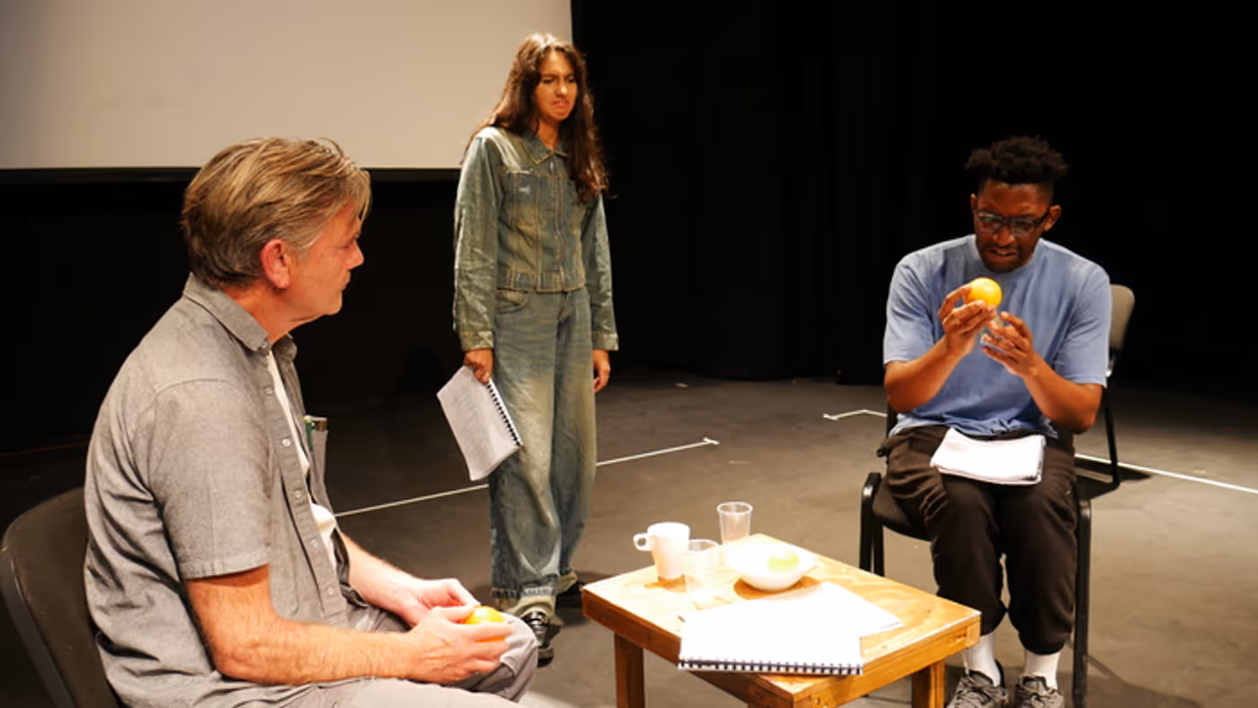 Photos: Inside Rehearsal for BLUE/ORANGE At Greenwich Theatre  Image