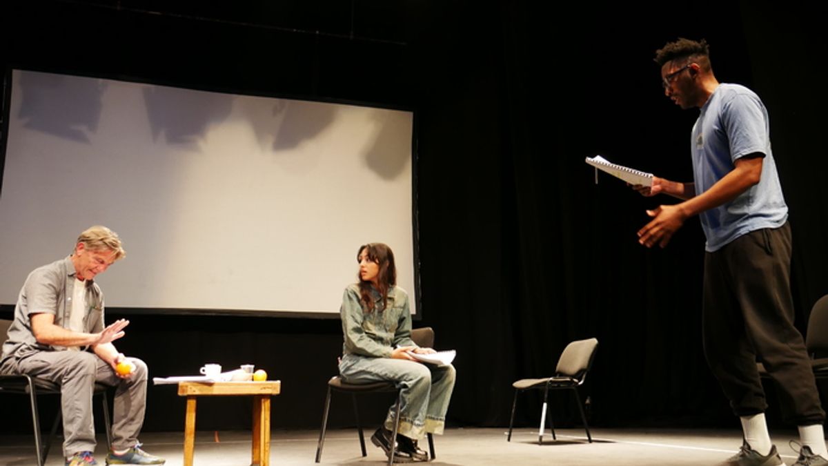 John Michie, Rhianne Barreto, Matthew Morrison at 